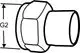 Lötnippel mit Anschluß verschraubung, gerades Design, für Rohrverbindungen. Produkt von IMI Hydronic Engineering, für die Verbindung in Heizungsanwendungen geeignet.